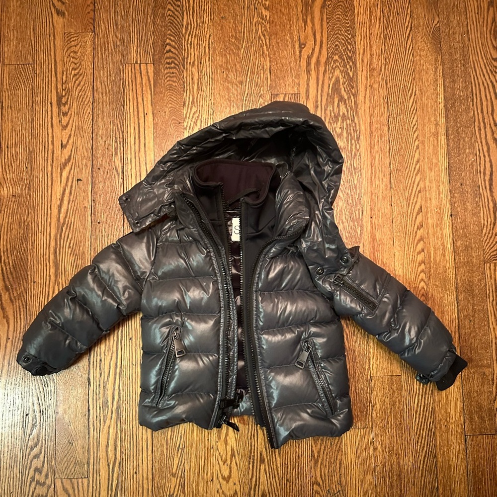 SAM. Kids Puffer Jacket - Shiny Gray